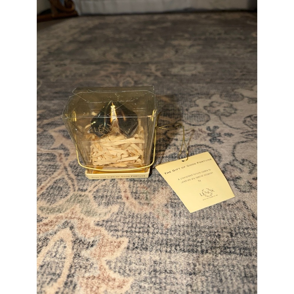 Lenox Silverplated Fortune Cookie Gift